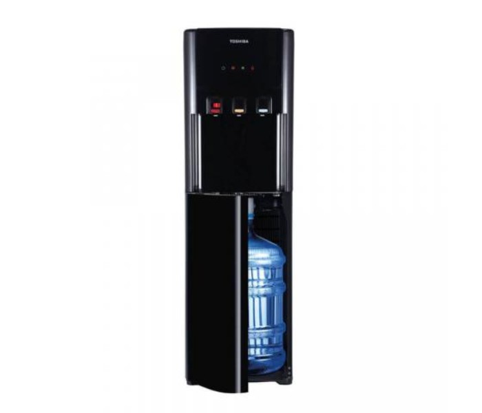 Toshiba RWF-W1615BU(K) Bottom Load Water Dispenser with Stainless Steel Water Suck Pipe and Child Safety Lock Black - Zoom Image 1