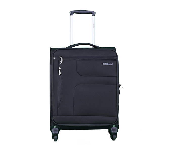 Para John PJTR1025 4 Wheel Soft Trolley Bag - Black - Zoom Image