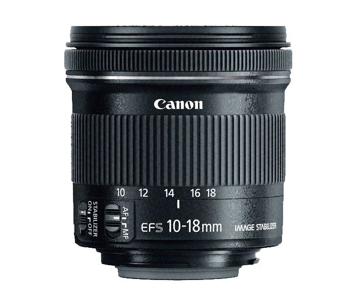 Canon EF-S 10-18mm f/4.5-5.6 IS STM Lens - Black - Zoom Image 1