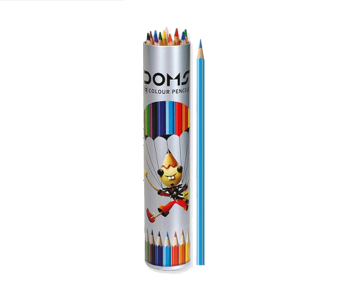 DOMS DM-7200 12 Shade Pencil Round Tin Pack - Zoom Image