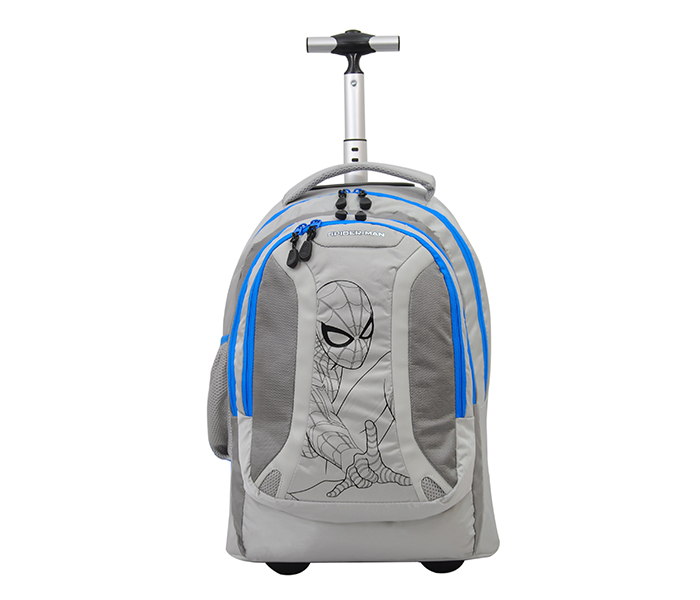 Spiderman STGL08111 20-inch Teens Trolley Bag - Grey - Zoom Image