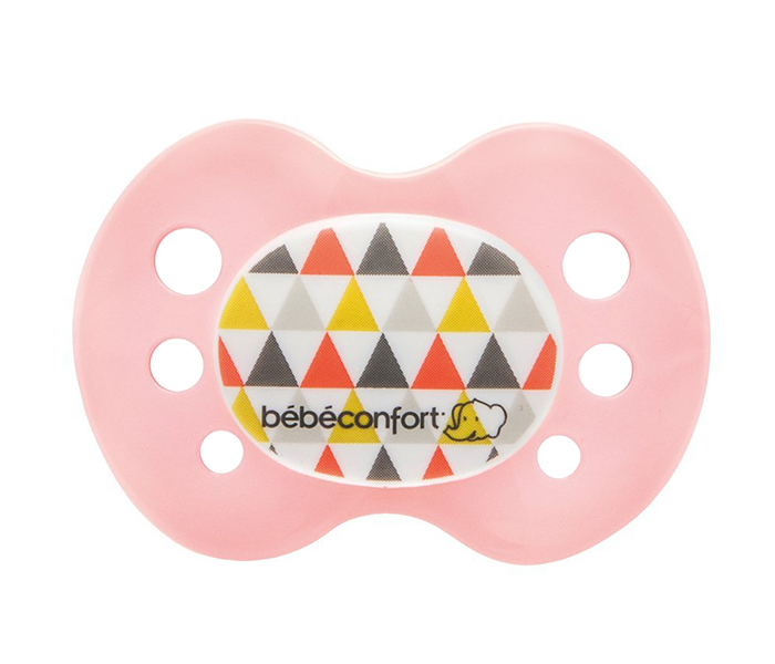 Bebe Confort 3104201090 Sport Natural Reversible Silicone Pacifier - Red, 2 Pieces - Zoom Image 3