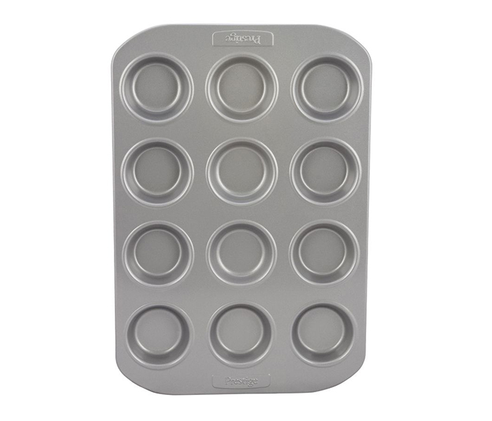 Prestige PR57128 12 Cup Bakeware Carbon Steel Bun Tin, Grey - Zoom Image 4