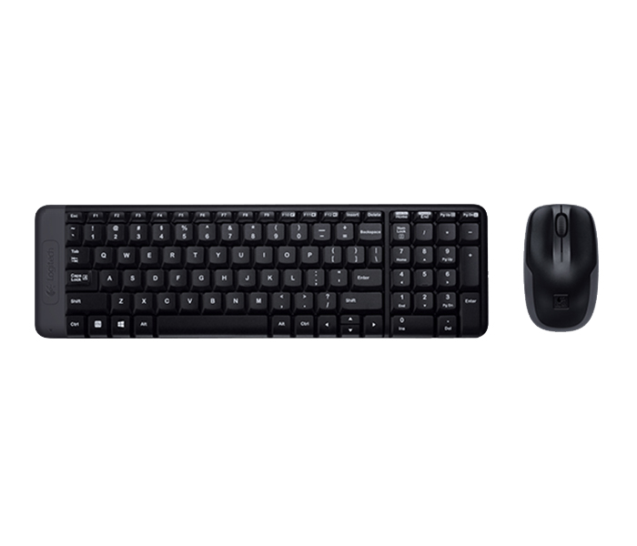 Logitech 920-003160 MK220 Wireless Keyboard & Mouse Combo - Arabic, Black - Zoom Image 6