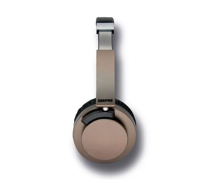 Geepas GHP4703 DJ Wireless Headphone, Brown - Zoom Image