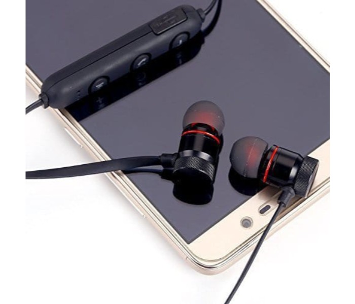 IX7 Magnetic Wireless Bluetooth Sports Earphone With Mic and Volume Control - Assorted - Zoom Image 8