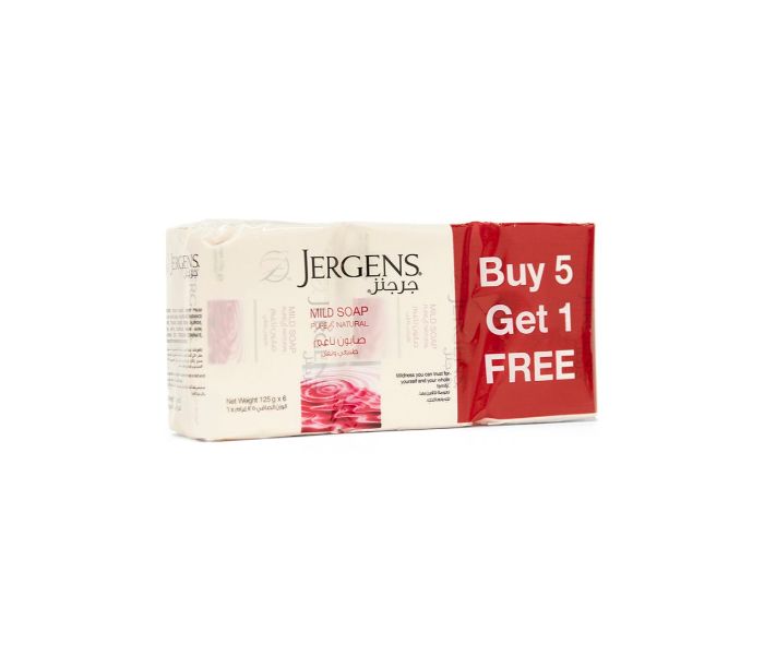 Jergens N13031060A Pack Of 6 Mild Soap 125 g Each - Zoom Image