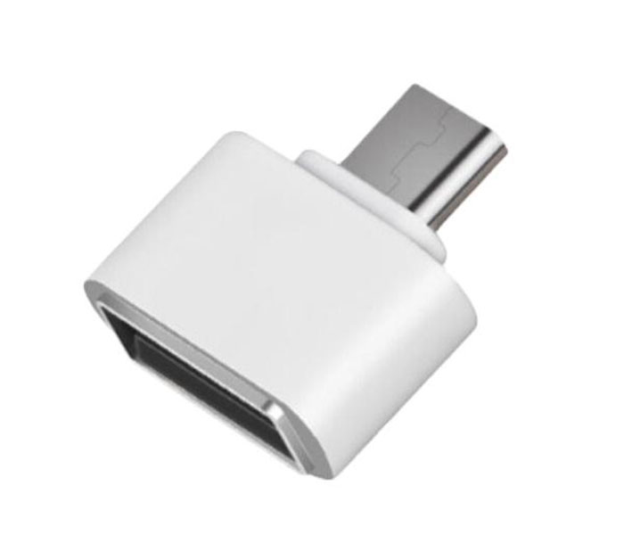 Zooni Plug & Play Micro USB 2.0 OTG Connector For Android Phones - White - Zoom Image 1