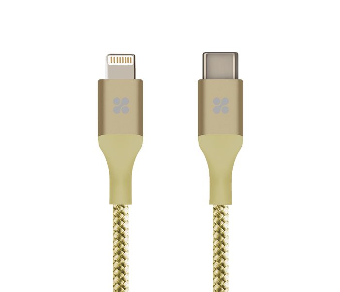 Promate UniLink-LTC2 USB Type-C OTG Cable with Lightning Connector - Gold - Zoom Image 9