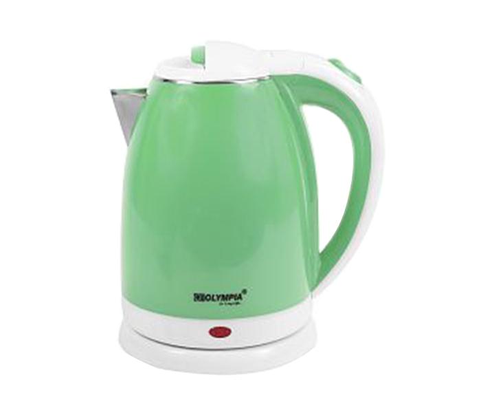 Olympia OE-42 2.0 Liter Stainless Steel Electric Cordless Kettle, Green - 1800W - Zoom Image 2