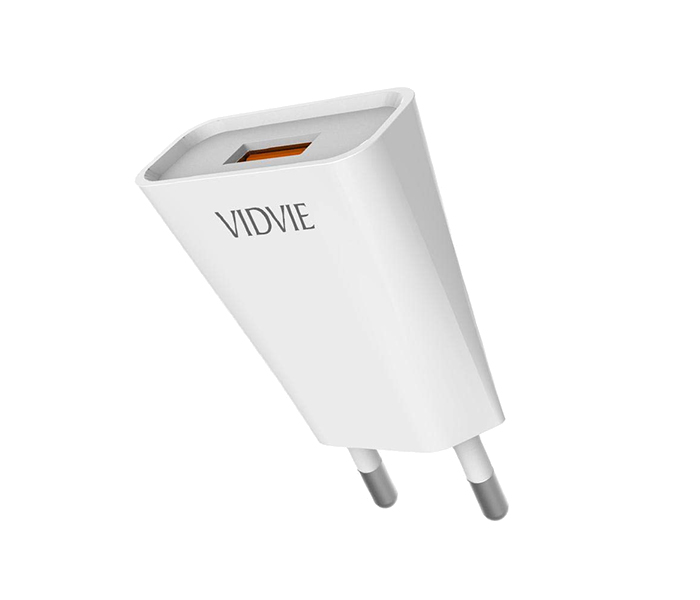 Vidvie PLM-209 1.2A 2 Pin Adapter with Micro Cable for Apple iPhone - White - Zoom Image 5