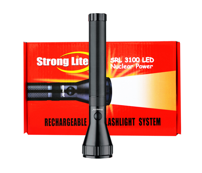 Strong Lite SRL3100LED Rechargeable LED Flash Light 2SC - Black - Zoom Image