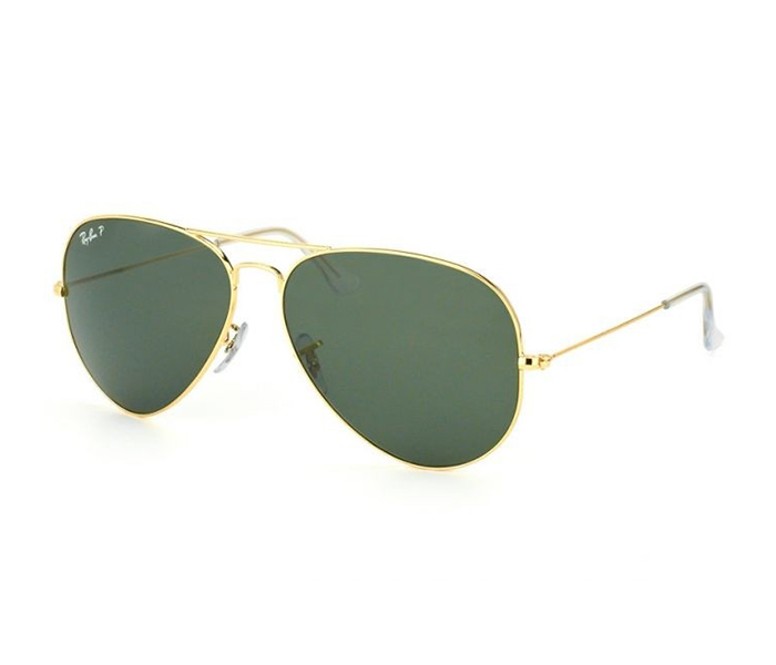 Ray-Ban 0RB3025 001/58-62 Aviator Gold Frame & Green Classic Mirrored Sunglasses for Unisex - Zoom Image 2