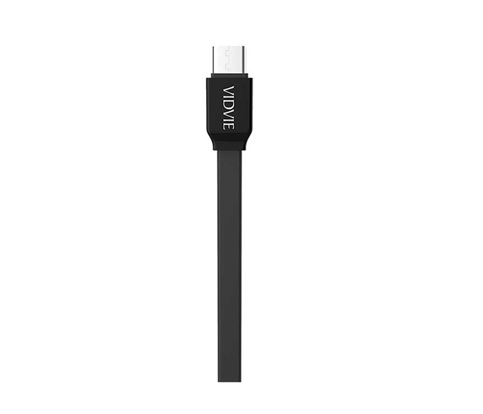 Vidvie CB-405 Data Cable for Smartphone - 1 Meter, Black - Zoom Image 2