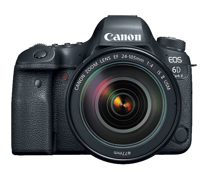 Canon EOS 6D Mark II 26.2 MP DSLR Camera with 24-105mm f/4L II Lens - Black - Zoom Image 7