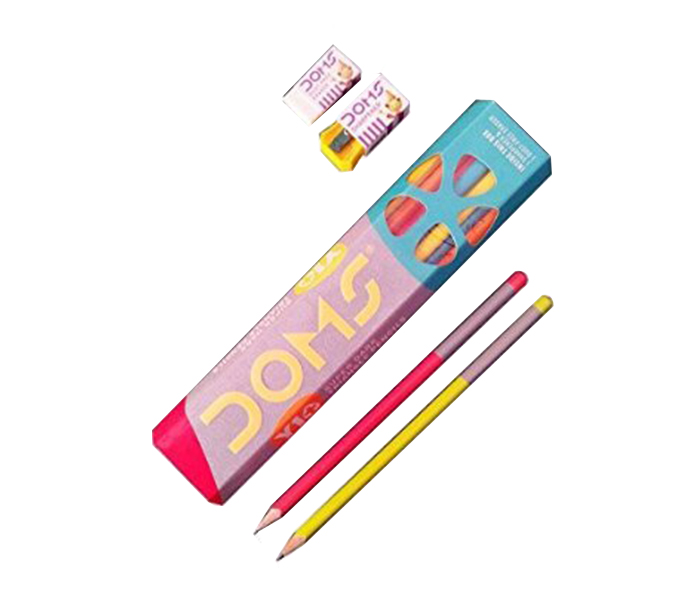 DOMS DM-7151 Y1 Plus Graphite HB Pencil - 12 Pieces - Zoom Image