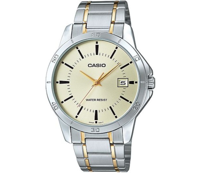 Casio MTP-V004SG-9ADF Mens Analog Watch Gold and Silver - Zoom Image