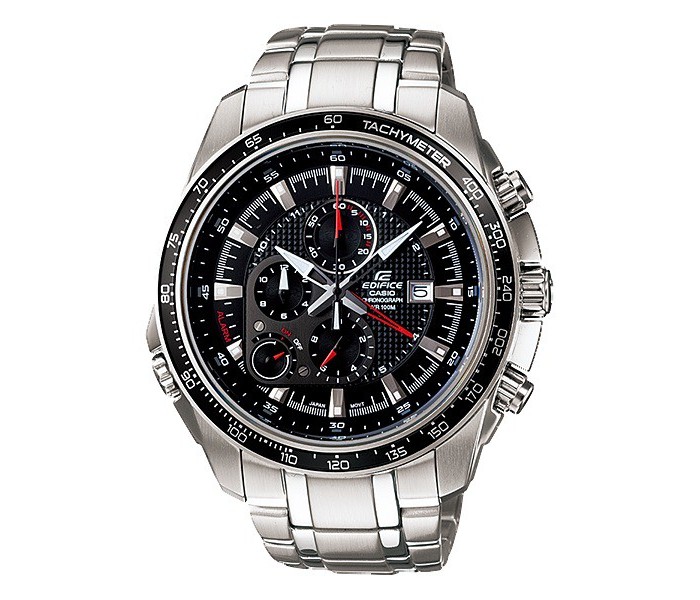 Casio Edifice EF-545D-1AVUDF Mens Analog Watch Silver and Black - Zoom Image