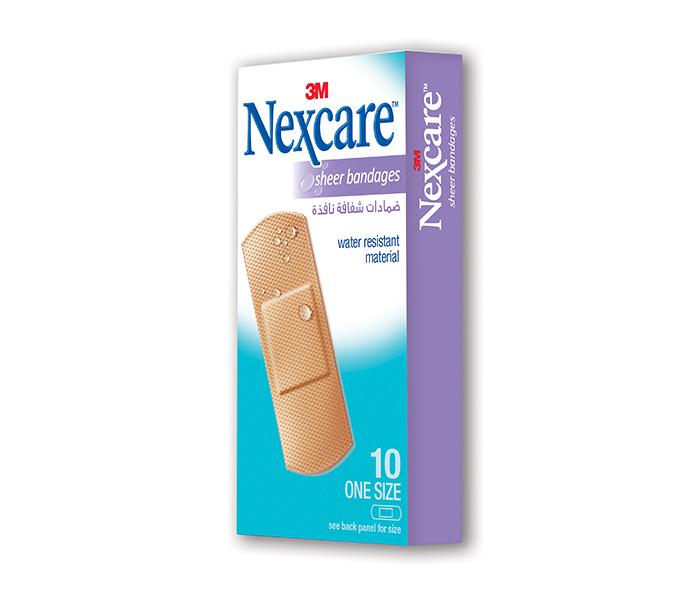 3M Nexcare 656-10 Sheer Water Resistant Bandages - 10 Piece - Zoom Image