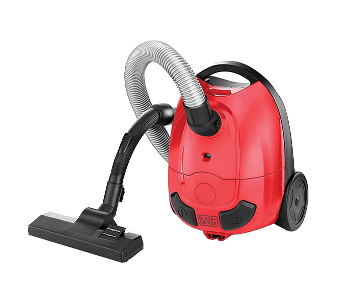 Black and Decker VM1200-B5 1000W Bagged Vacuum Cleaner - Red - Zoom Image 2