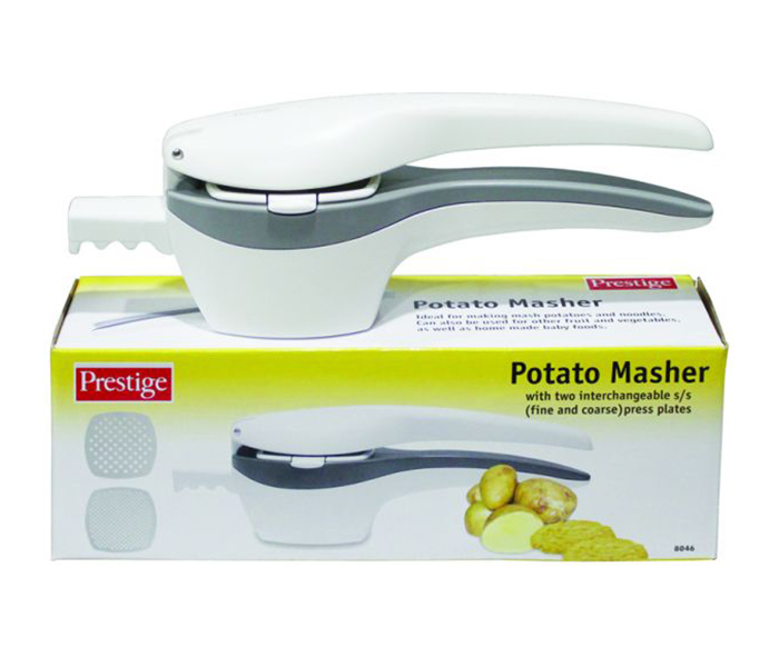 Prestige PR8046 Plastic Potato Masher, White - Zoom Image