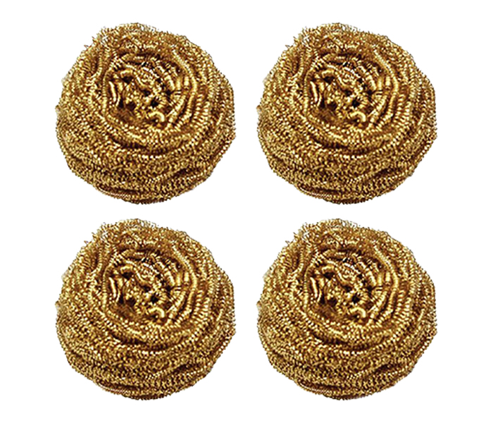 Royalford RF8583 Force Scourers - 4 Pieces, Gold - Zoom Image