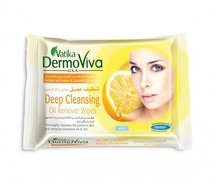 Dermoviva Deep Cleansing Oil Remover Wipes - Zoom Image