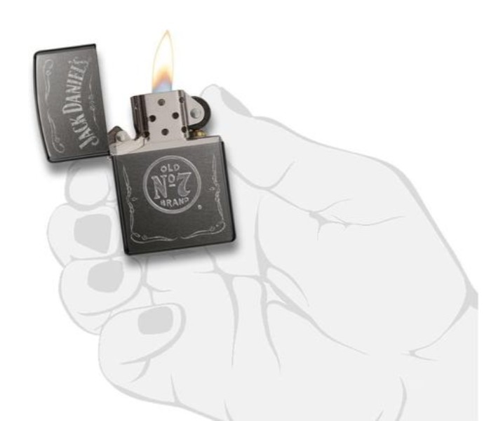 Zippo 29150 Jack Daneil's Lighter Grey - Zoom Image 4