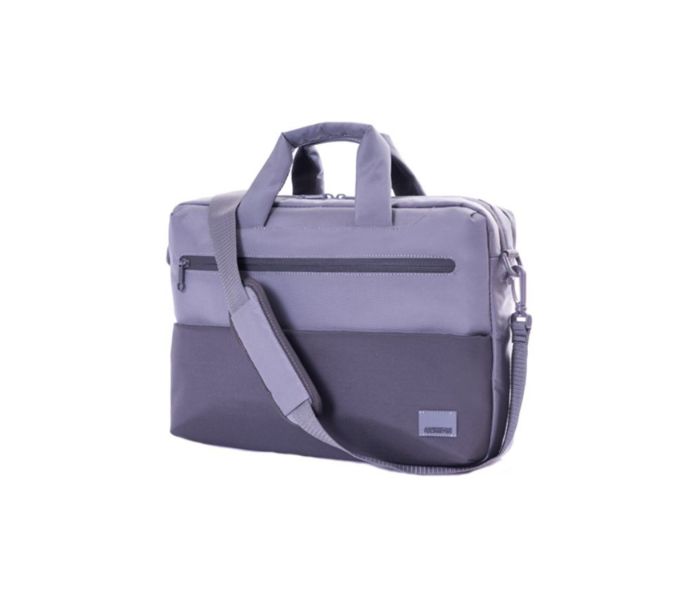 American Tourister GAT104LUG02140 Brixton Laptop Briefcase Medium Black and Grey - Zoom Image