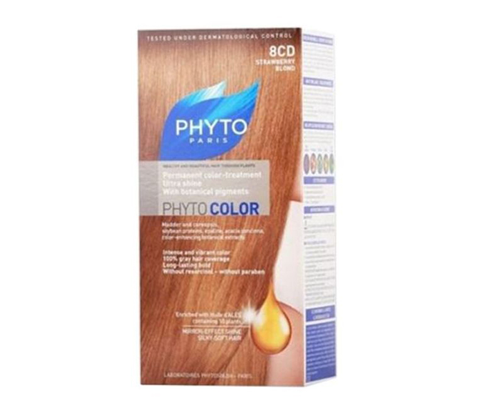 Phyto N11921044A Phytocolor Hair Colour Cream - 8Cd Strawberry Blond - Zoom Image