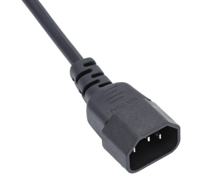  UPS Male to Female Cable 3m UPC-3MB Black - Zoom Image 1