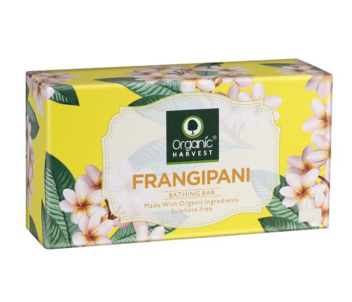 Organic Harvest Frangipani Bathing Bar Soap - 175g - Zoom Image 2