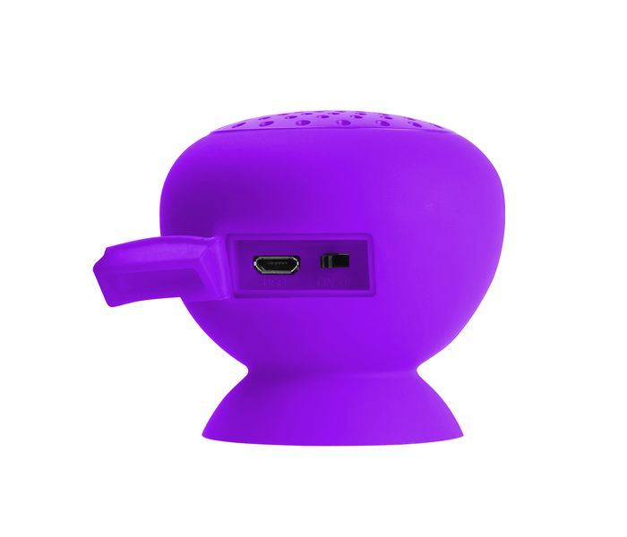 Promate Globo Mini Portable Wireless Stereo Speaker with Suction Cup - Purple - Zoom Image 1