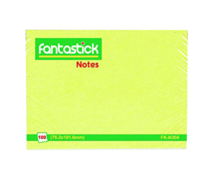 Fantastick FK-N304 Sticky Note - 3 x 4 Inch, Yellow - Zoom Image