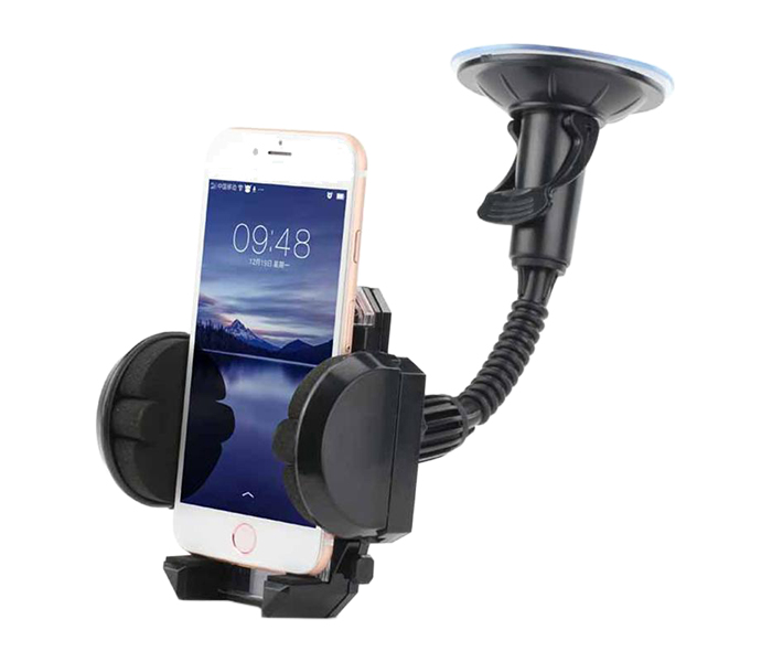 FLY Car 360 Degree Universal Phone Holder - Black - Zoom Image 1