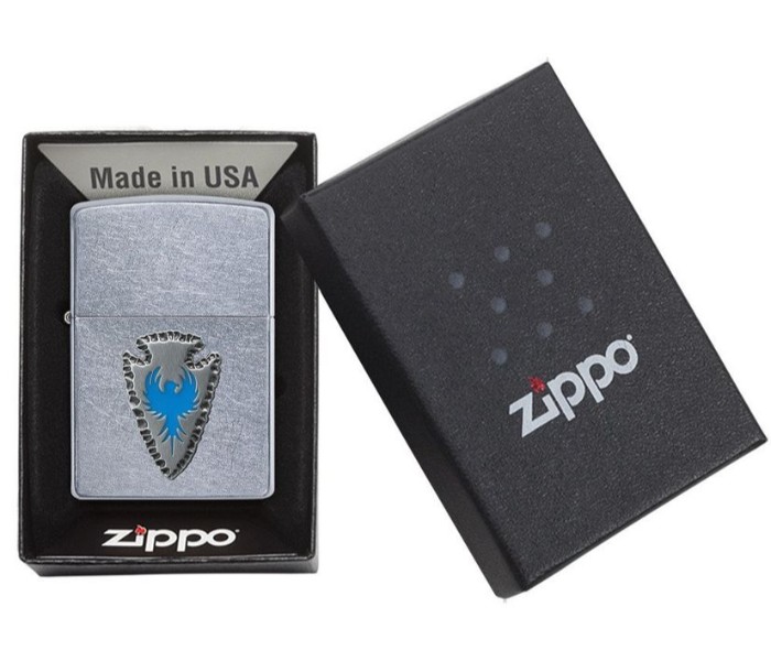 Zippo 29101 Arrowhead Emblem Lighter Silver - Zoom Image 2