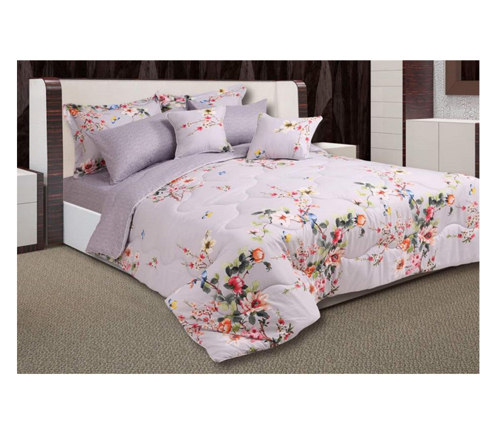 Home Concept Ar-041 Bed Printed Comforter Set - 8 Pcs - Zoom Image