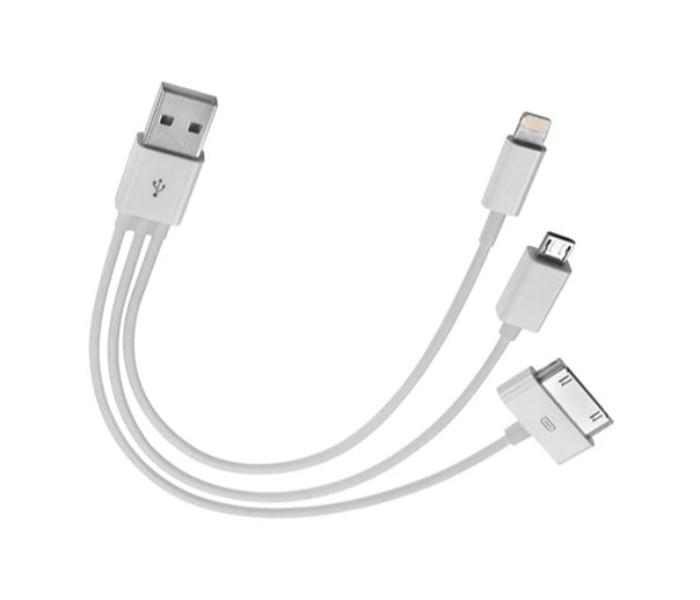 3 in1 Charging Cable For Android & iOS Devices - Zoom Image 2