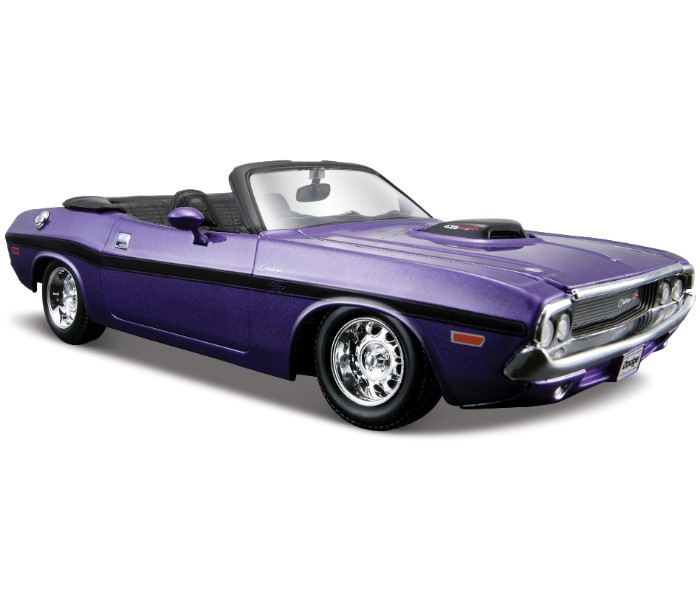 Maisto Tech 31264 1:24 SE (A) 1970 Dodge Challenger R/T Convertible Violet - Zoom Image