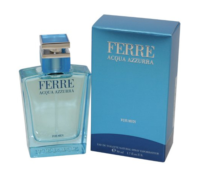 Gianfranco Ferre 50ml Acqua Azzurra Eau De Toilette Spray for Men - Zoom Image 1