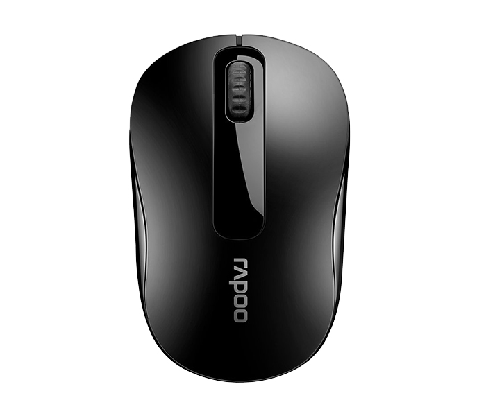 Rapoo M10 2.4GHz Wireless Optical Mouse - Black - Zoom Image 1