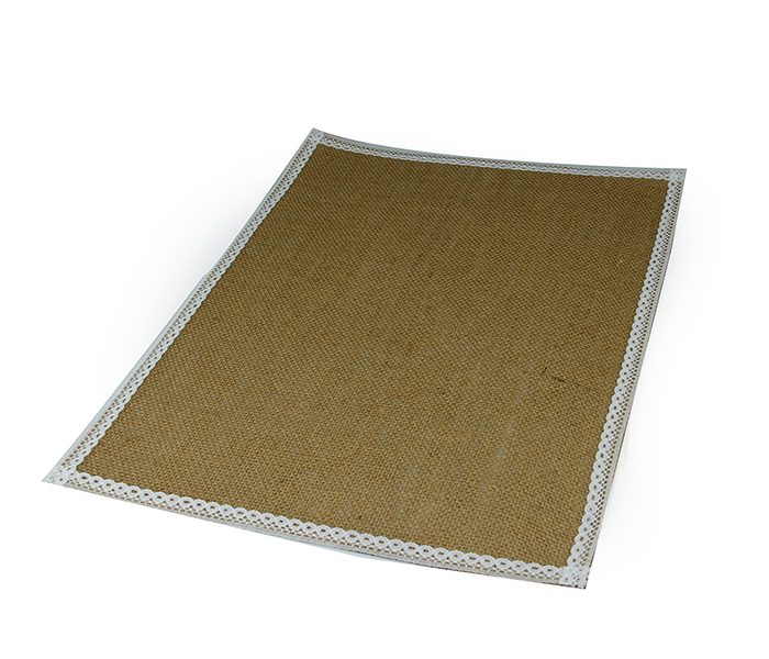 Taqdeer 851-86 Jute Decorative Table Mat - 12Pcs Set - Zoom Image 1