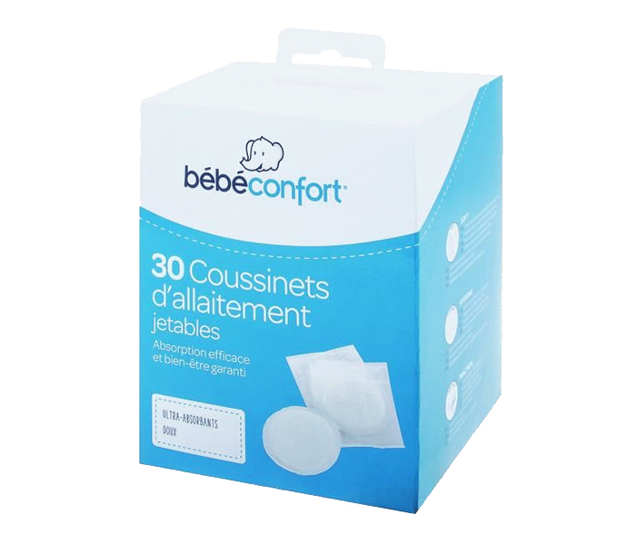 Bebe Confort 3101202000 Ultra Absorbent Disposable Nursing Pads - 30 Pieces, White - Zoom Image 2