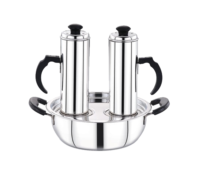 Royalford RF8503 3-in-1 Stainless Steel Modern Puttu Solution - Silver - Zoom Image 2