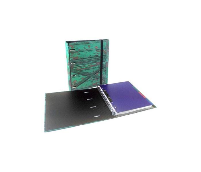 Senfort 92053 A4 Ring Book With Divider Green Atlantic - Zoom Image