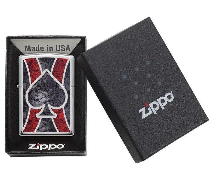 Zippo 28952 Ace Fusion Lighter Red and Grey - Zoom Image 3