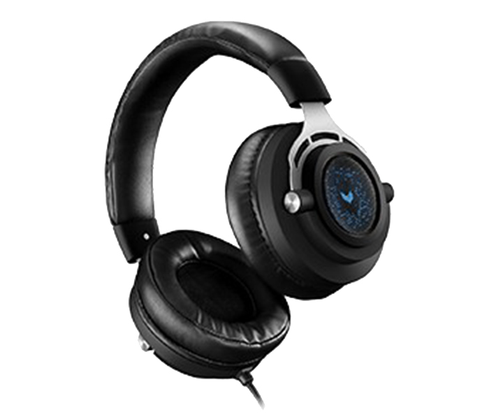 Rapoo VH300 Vpro New 7.1 Channel Illuminated Wired Gaming Headset - Black 17960 - Zoom Image 2