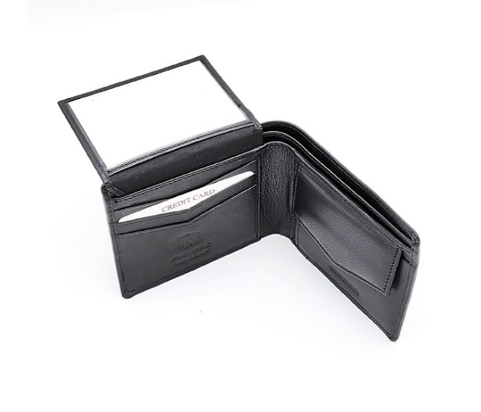 Philippe Morgan GW603 Men Leather Bifold Wallet Black - Zoom Image 1