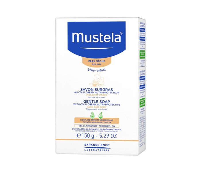 Mustela N11305240A Gentle Soap With Cold Cream Nutri-Protective 150 g - Zoom Image