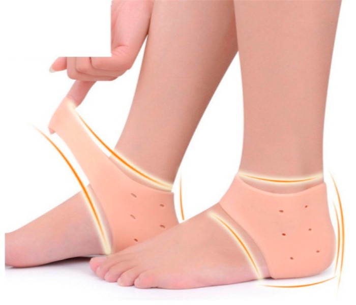 Taqdeer JH-1 Heel Protection Foot Support Anti-Crack Set Beige - Zoom Image 2